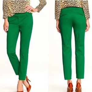 JCrew Green Stretch Dress Pants Size 6